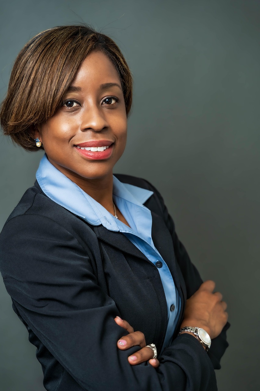 services-10 woman, leader, business, success, finance, investment, smile, portrait